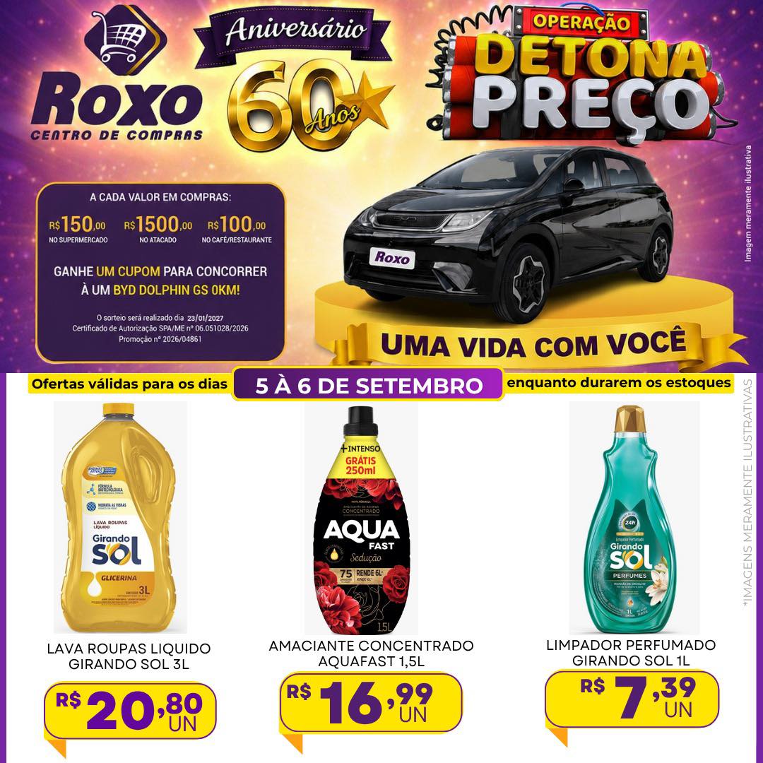 E tem mais OFERTAS no DETONA PREÇO ROXO 💣🔥💜